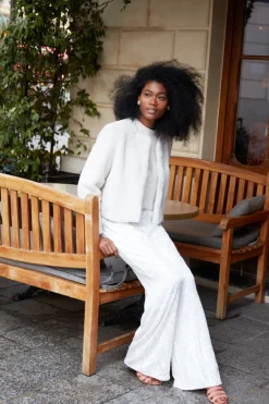 Clearance Maison Guillemette VESTE FIONA BEIGE SABLE