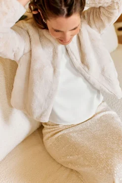 Clearance Maison Guillemette VESTE FIONA BEIGE SABLE