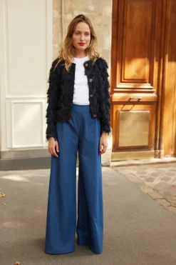 Shop Maison Guillemette VESTE GILET GREG MARINE