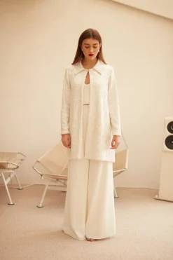 Cheap Maison Guillemette VESTE MANTEAU SANTIAGO - COLLECTION BLANCHE