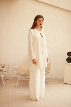 Cheap Maison Guillemette VESTE MANTEAU SANTIAGO - COLLECTION BLANCHE