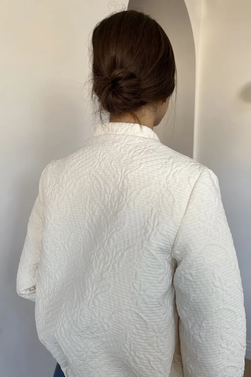 Clearance Maison Guillemette VESTE SOLINE IVOIRE