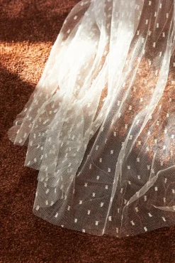 Flash Sale Maison Guillemette VOILE PLUMETIS - COLLECTION BLANCHE